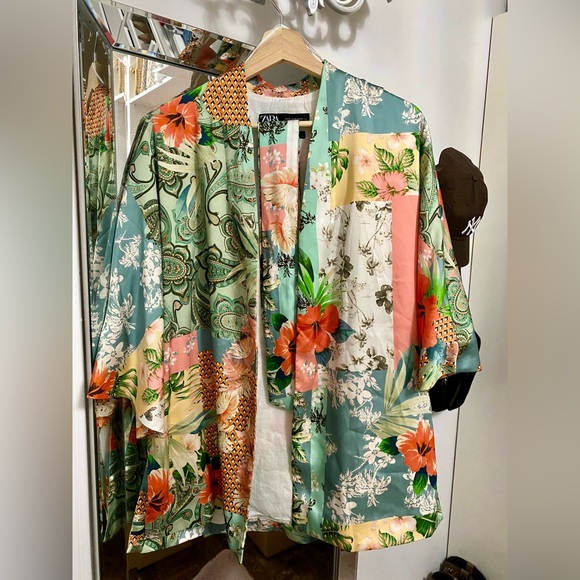 ZARA printed belted kimono *BLOGGER FAVE* - Picture 12 of 12